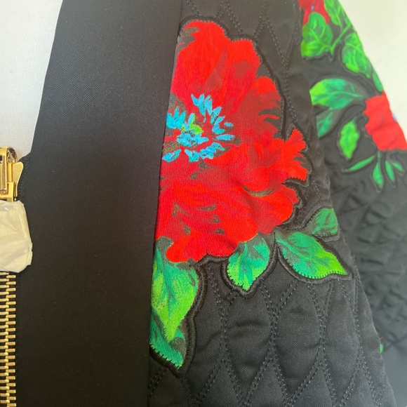 NWT KENZO x H&M Short Coat REVERSIBLE SILK KIMONO Quilted Bomber Jacket Medium - Picture 13 of 16